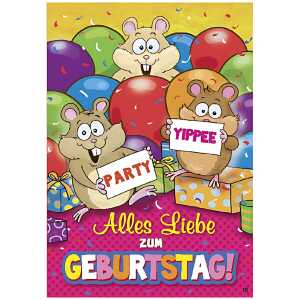 Musikkarte Überraschung Motiv 15, Alles Liebe zum Geburtstag!