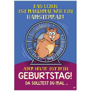 Musikkarte Überraschung Motiv 26, Das Leben ist manchmal wie ein...