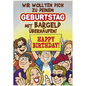 Musikkarte Motiv 27, Wir wollten dich zu deinem Geburtstag...