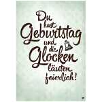 Musikkarte Motiv 29, Du hast Geburtstag und die Glocken...