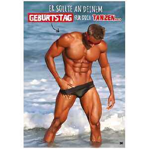 Musikkarte Motiv 30, Er sollte an deinem Geburtstag für...