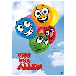 Musikkarte Überraschung Motiv 31, Von uns allen!
