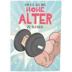 Musikkarte Motiv 44, Um fit bis ins hohe Alter zu...