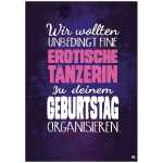Musikkarte Motiv 45, Wir wollten unbedingt eine erotische...