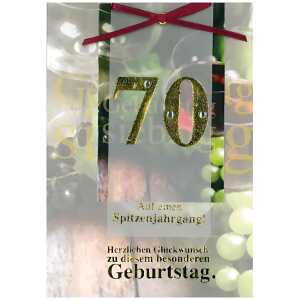 Designers Best Klappkarte Motiv 8, 70-Auf einen Spitzenjahrgang! ...