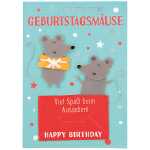 Designers Klappkarte Motiv 30, Hier kommen ein paar...