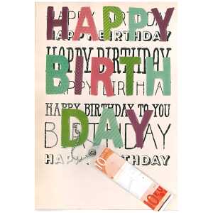 Designers Best Klappkarte Motiv 32, Happy Birthday