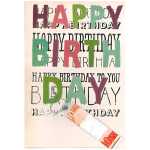 Designers Best Klappkarte Motiv 32, Happy Birthday