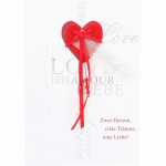 Designers Klappkarte Motiv 46, Zur Hochzeit Zwei Herzen,...