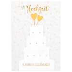Designers Klappkarte Motiv 48, Zur Hochzeit Herzlichen...
