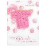 Designers Klappkarte Motiv 51, Zur Geburt Großes...