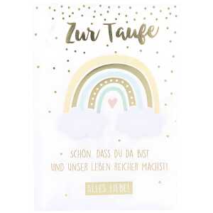 Designers Klappkarte Motiv 55, Zur Taufe - Kinder sind wie kleine...