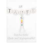 Designers Klappkarte Motiv 56, Zur Taufe - Ganz herzliche...