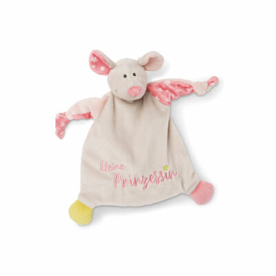 Schmusetuch Maus 25x25cm NICI 46731 Kleine Prinzessin