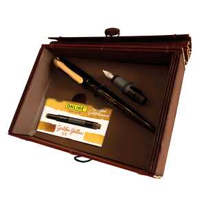 Schreibset Best Writer Air Black Rose, 2 Federstärken 1,4mm und 0,8mm