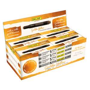 Tintenpatrone 5ST Golden Yellow ONLINE 17179/24 Kombi Display