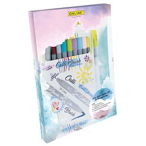 Aquarell und Blending Set 1 Aquarellblock A5,1 Water Brushpen