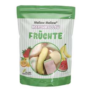 Mellow Mellow Marshmallow Früchte 125g, verschiedenfarbige
