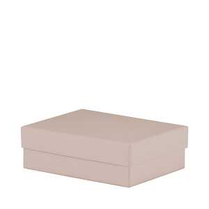 Kartonage 14x19x6cm taupe metallic, 140 x 190 x 60 mm, Rössler