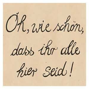 Serviette 33x33cm Oh, wie schön natur, 3-lagig, 20 Stück,