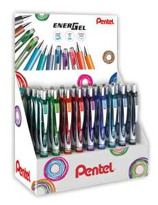 Di. Tintenroller EnerGel 0,35mm 9 Farben, 36 Teile,