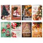 Glückwunschkarten 100er Weihnachten, 8-fach sortiert...
