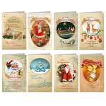 Glückwunschkarten 100er Weihnachten, 8-fach sortiert...