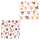 Motivserviette 25x25cm Sweets HOME F. 1M2102