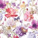 Serviette 33x33cm FSC-MIX Floral Poem, 3-lagig, 20...