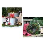 Serviette 25x25cm FSC-Mix Homelike Garden, 3-lagig, 20...