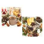 Serviette 25x25cm FSC-Mix Hot Chocolate & Cookies,...