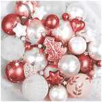 Serviette 33x33cm FSC-Mix Elegant Baubles, 3-lagig, 20...