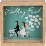 OOTB Holz-Spardose Hochzeitskasse im Rahmen