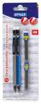 Druckbleistifte HB 2er 0,5mm und 0,7mm + Refills, mit...