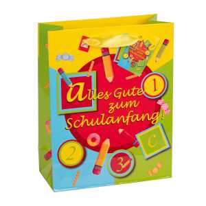 Geschenkt. Schulanfang 23x18x8cm, Größe M, T/B/H: 80 x 180 x 230 mm