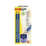 Bleistiftset TRI Winner mit Doppelspitzer blau,...