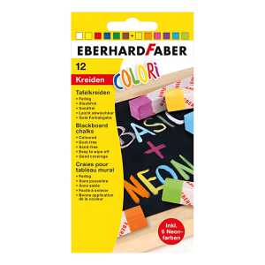 Tafelkreide 12ST sortiert EBERHARD FABER 526012
