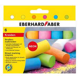 Straßenmalkreide 6ST Neon sortiert EBERHARD FABER 526505