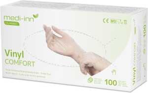 Vinylhandschuhe XL 100er puderfrei transparent, Einmalhandschuhe,