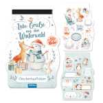 Stickerblock Winterwald 17x23cm 8 Seiten, Trötsch...