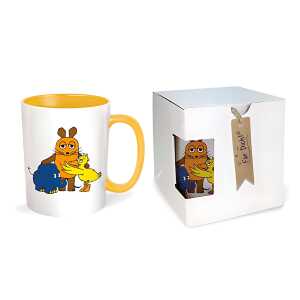 Geschenktasse Die Maus gelb 9,5x12cm Porzellan, Trötsch Verlag