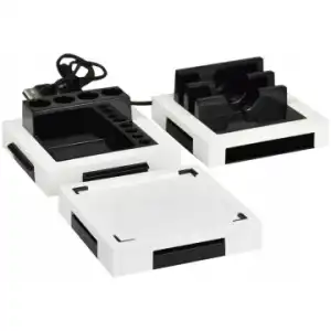 Desk Organizer MDO-003 schwarz weiß, Schreibtisch-Organizer