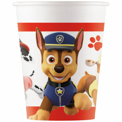 Pappbecher 200ml FSC-Mix  8er Paw Patrol Action, Paw Patrol Ready For Action, Procos