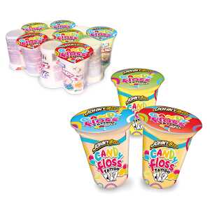 John Bee Candy Floss Tattoo Zuckerwatte 20g, #M Zucker süß