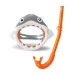 Schnorchelset Shark Taucherbrille im Hai Design mit...