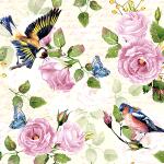 Serviette 24x24cm FSC-Mix Vintage garden, 3-lagig, 20...