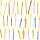 Serviette 33x33cm FSC-Mix B-day candles, 3-lagig, 20 Stück,