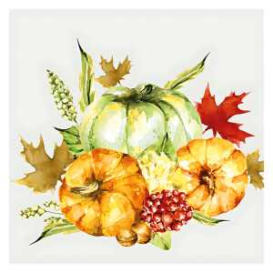 Motivserviette 33x33cm Herbst PAPER+DESIGN 196081 3lag