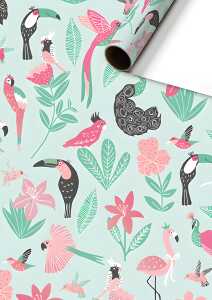 Geschenkpapier 70cmx1,5m Kaena minze, Stewo