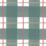 Serviette 33x33cm FSC-MIX Itami grün, 3lagig, 20...